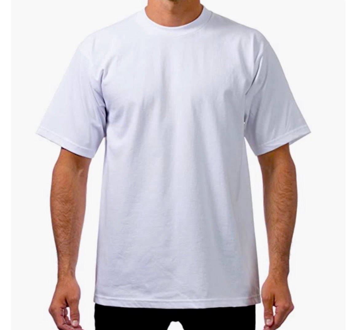 3PK / PRO CLUB Heavyweight Cotton Short Sleeve Crew Neck T-Shirt